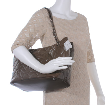 Chanel Caviar CC Timeless Soft Tote Taupe Fonce 2 of 9