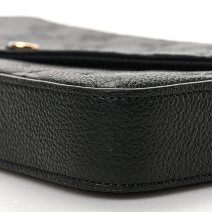 Louis Vuitton Empreinte Pochette Felicie Chain Wallet Black 8 of 10