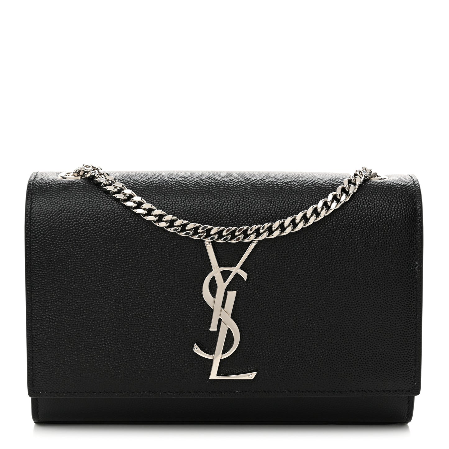Grain De Poudre Small Monogram Kate Satchel Black