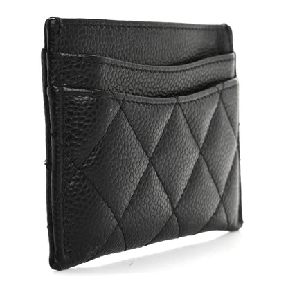 Chanel Caviar Quilted Card Holder Black 3 of 16