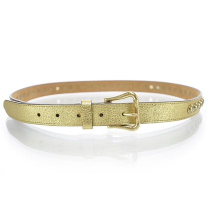 Louis Vuitton Leather Riveted Trunk Belt 90 36 1 of 8