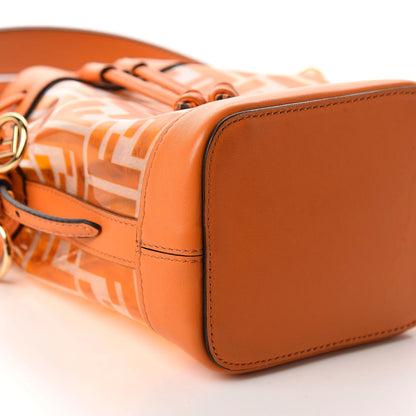 Fendi TPU FF Vitello Grace F is Fendi Mini Mon Tresor Bucket Bag Aranciata 7 of 11