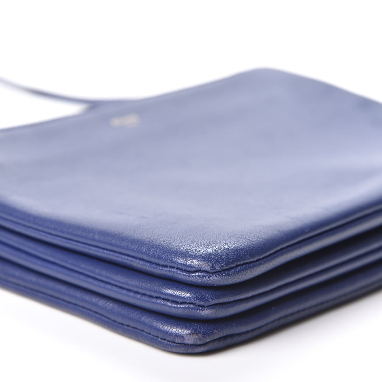 Lambskin Small Trio Crossbody Bag Electric Blue
