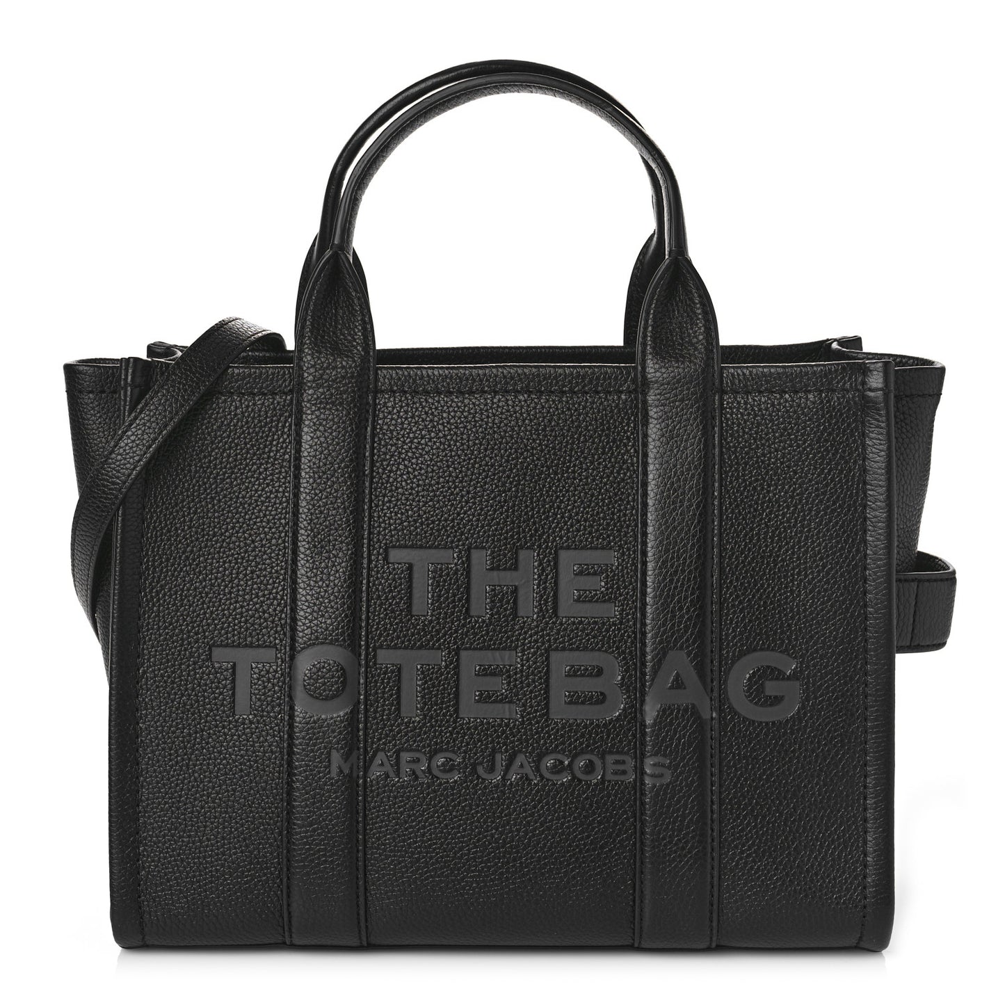 Grained Calfskin Medium The Tote Bag Black