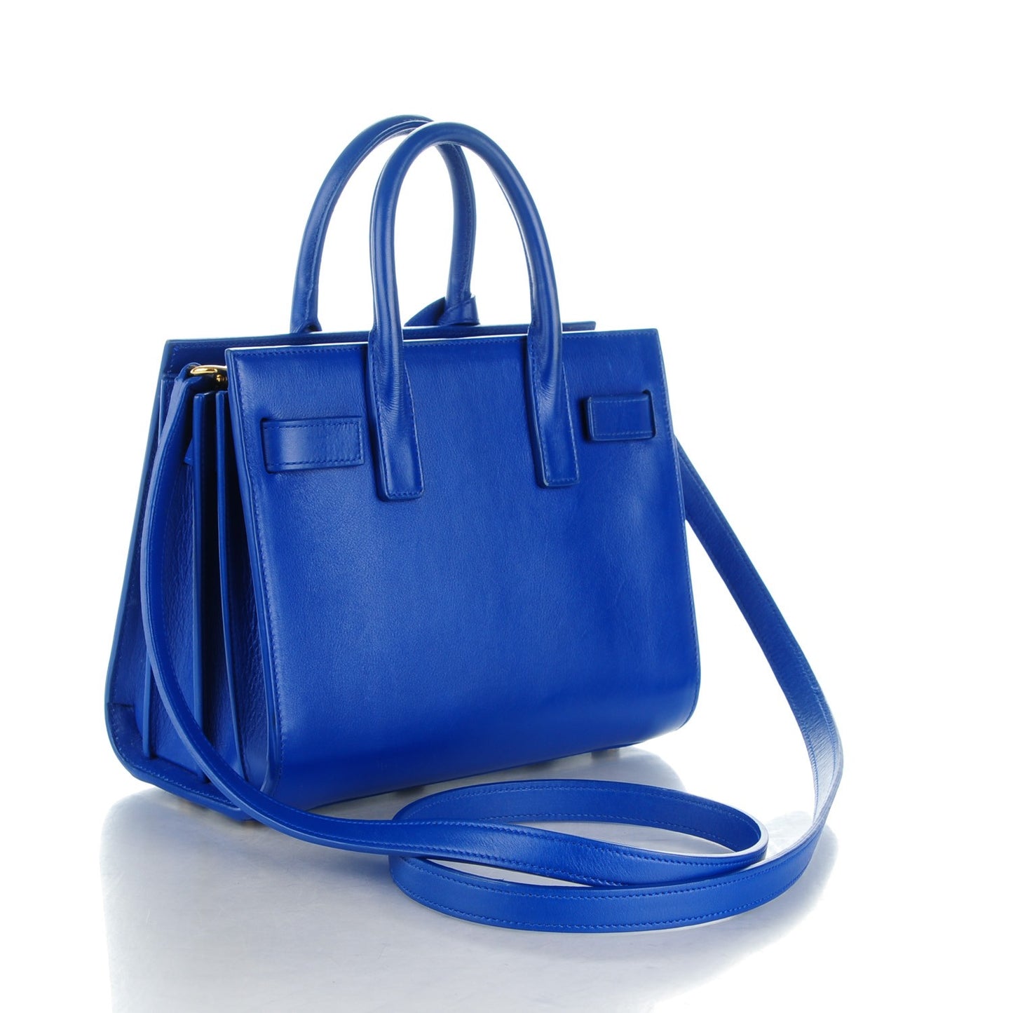 Calfskin Nano Sac De Jour Royal Blue