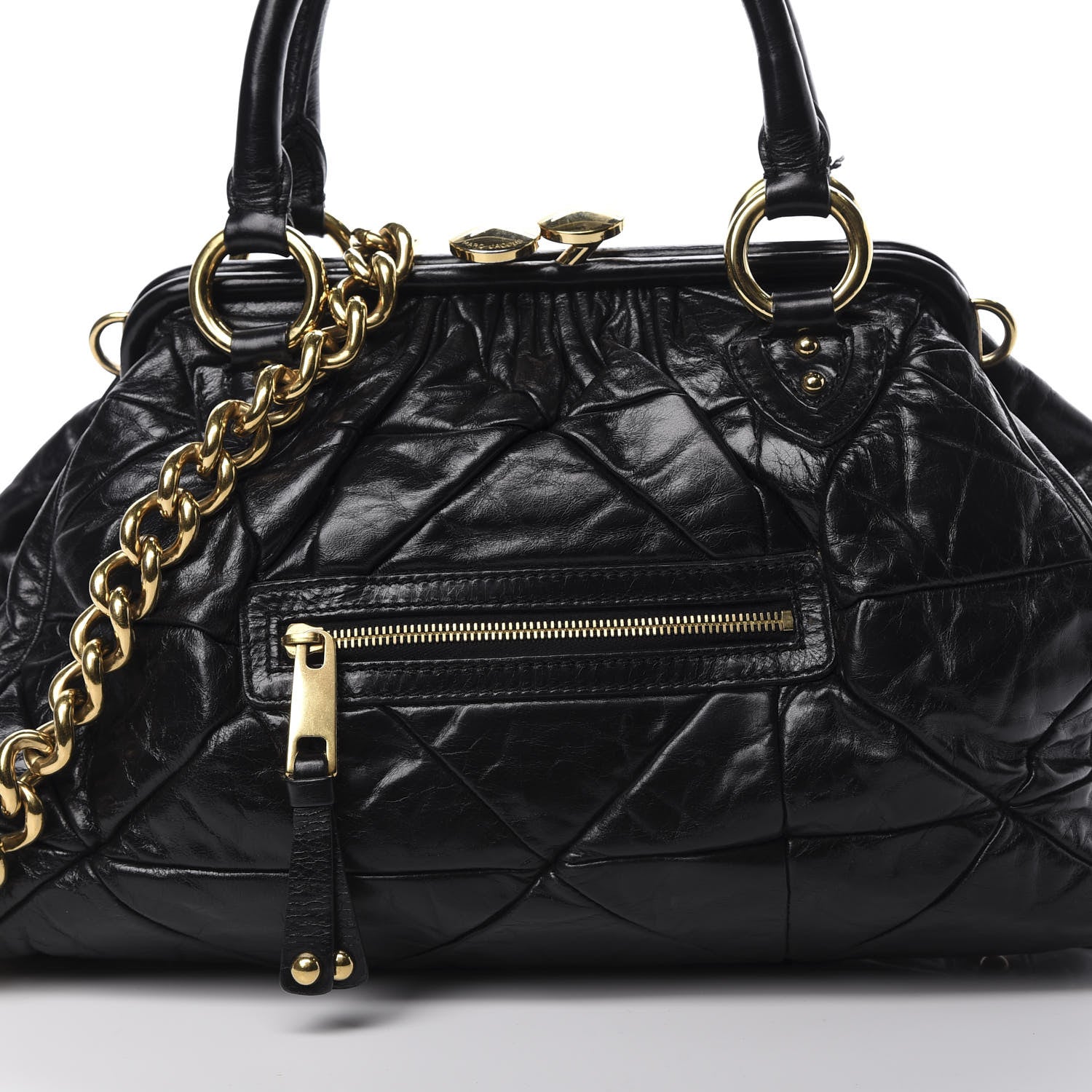 Marc Jacobs Calfskin Quilted Stam Black 8 of 11