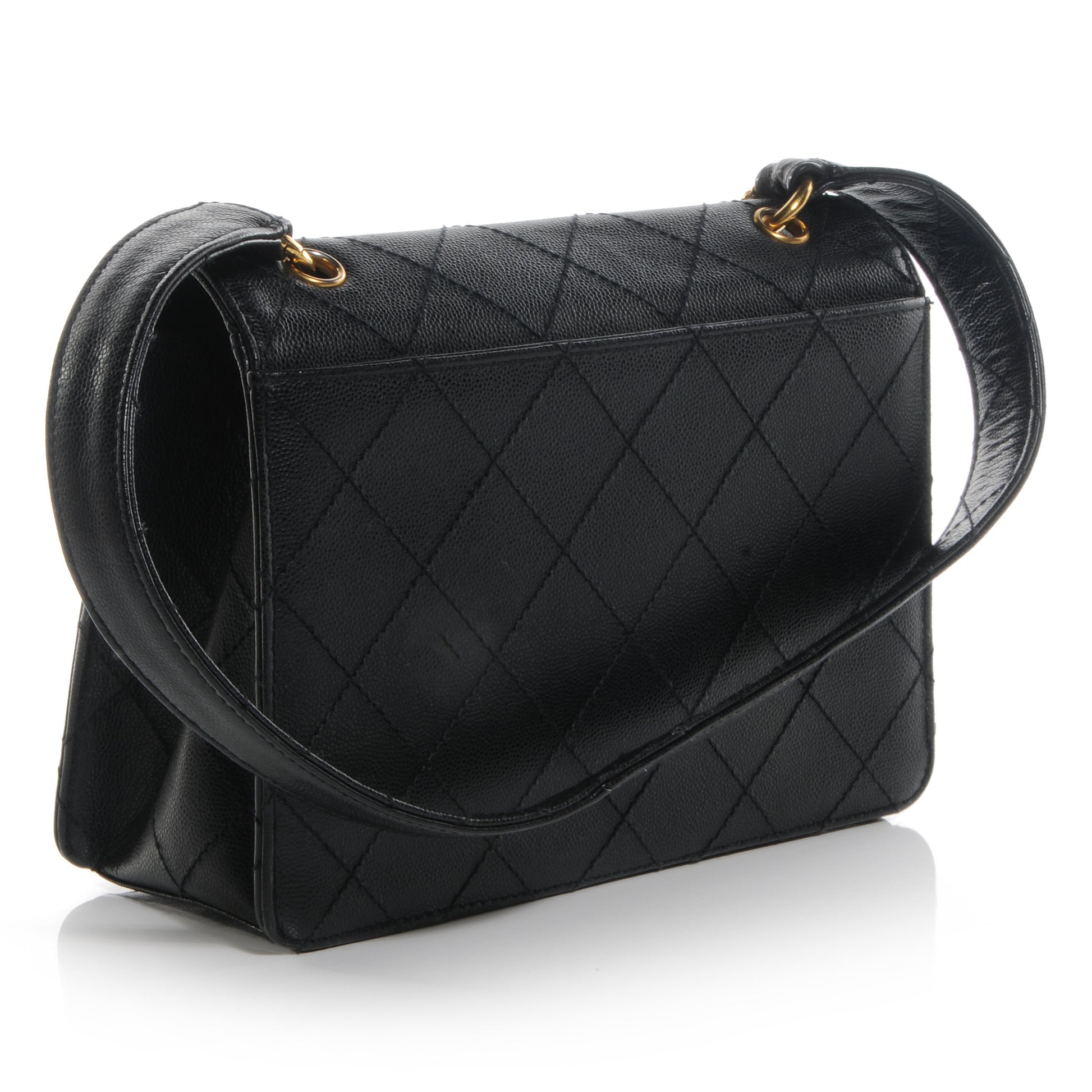 Chanel Caviar Flap Bag Black 3 of 9