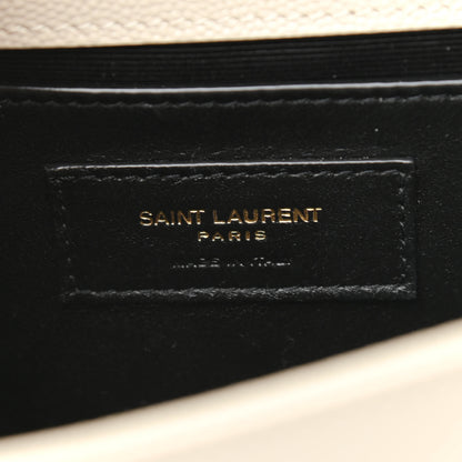 Saint Laurent Grain De Poudre Small Monogram Kate Satchel Crema Soft 6 of 10