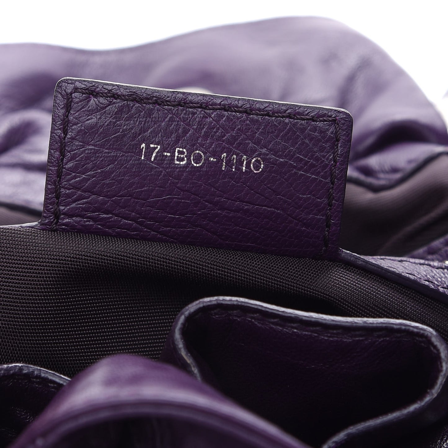 Lambskin Cannage Medium Le Trente Tote Purple