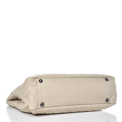 Chanel Caviar Quilted Shopping Tote Light Beige 4 of 9