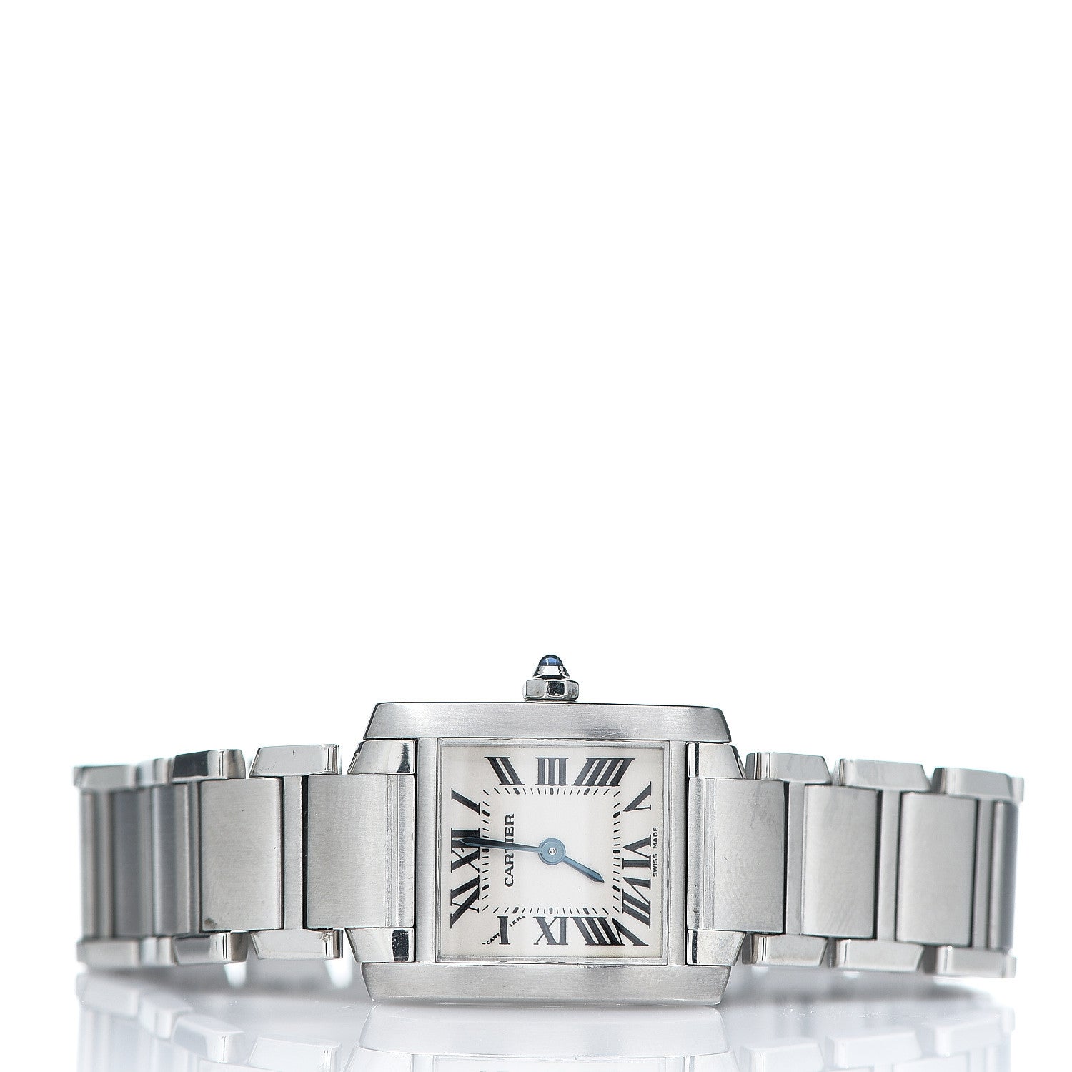 Cartier Stainless Steel 20mm Tank Francaise Quartz Watch 2 of 5