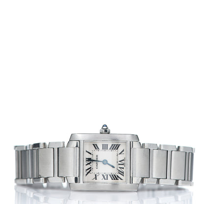 Cartier Stainless Steel 20mm Tank Francaise Quartz Watch 2 of 5