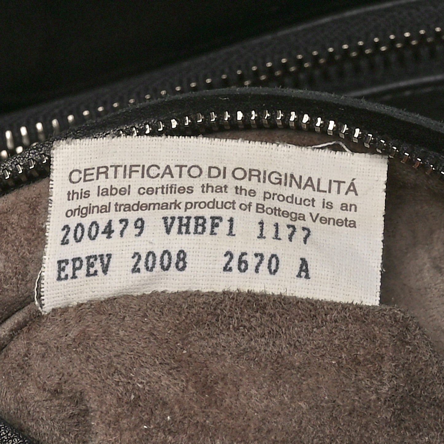 Intrecciato Rugiada Vintaga Medium Shopper Black