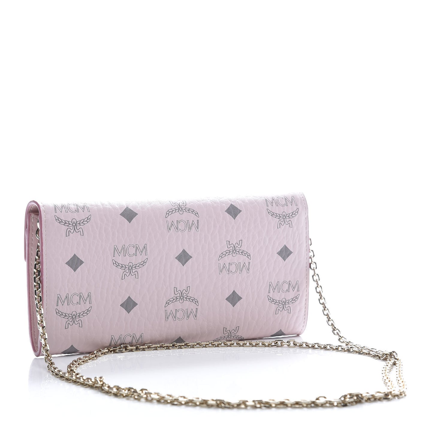 Visetos Large Patricia Wallet On Chain Soft Pink