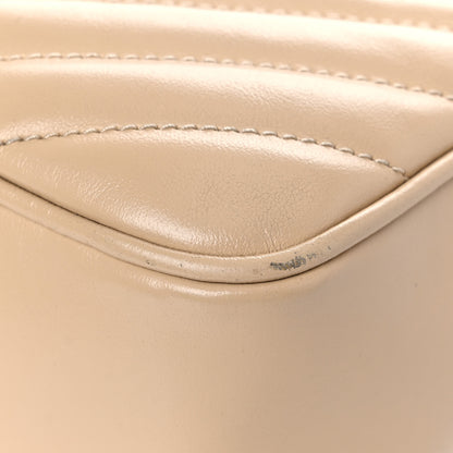 Saint Laurent Calfskin Matelasse Monogram Lou Camera Bag Dark Beige 11 of 21