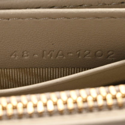 Christian Dior Lambskin Cannage Lady Dior Chain Wallet Corda 8 of 11