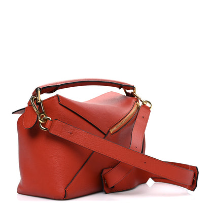 Loewe Calfskin Medium Puzzle Bag Scarlet 3 of 10