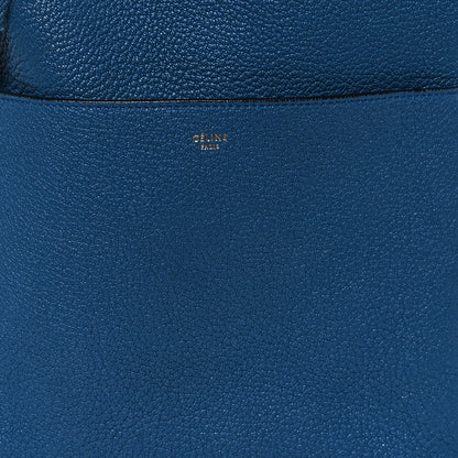 Celine Goatskin Sangle Bucket Bag Blue 7 of 11