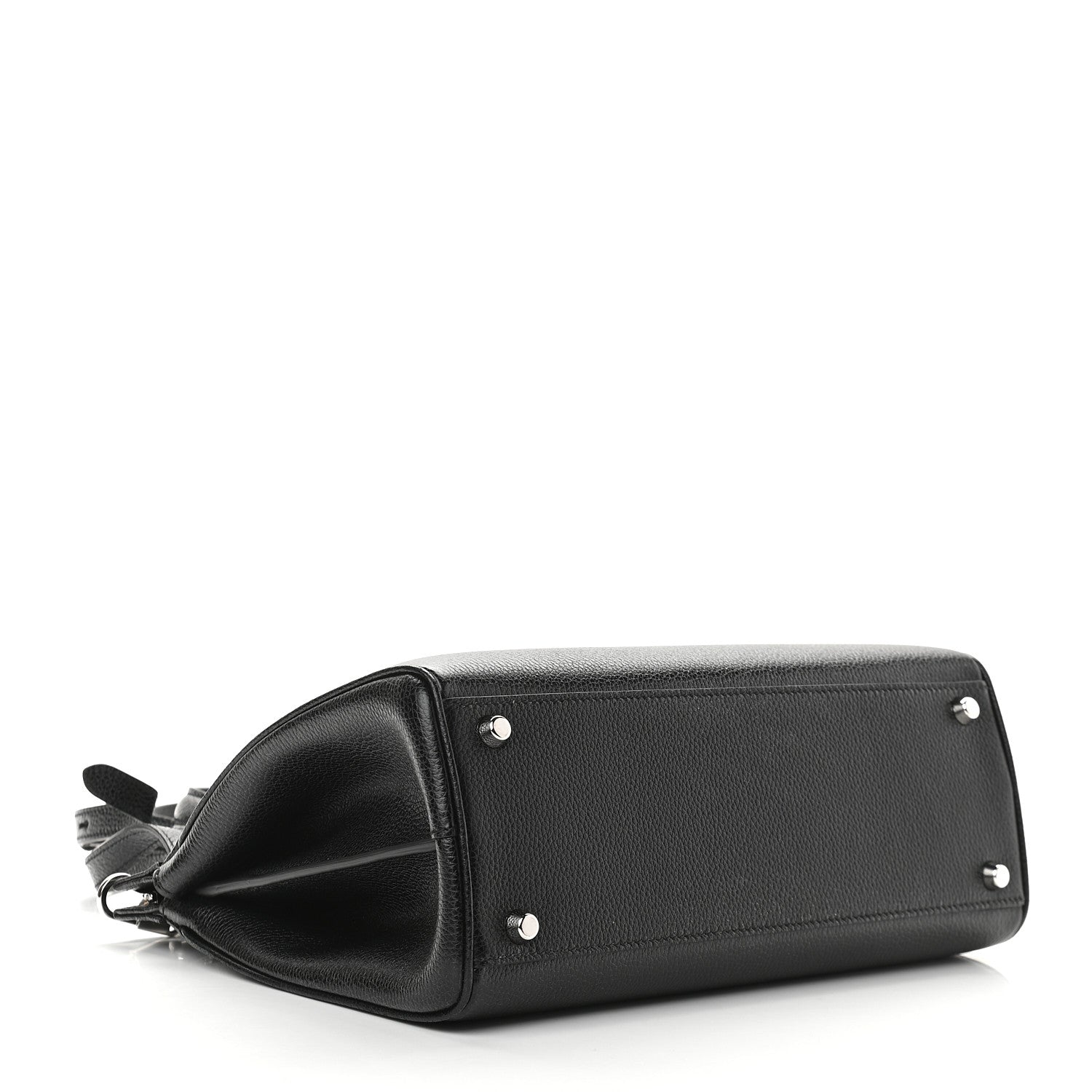 Gucci Grainy Calfskin Small Zumi Top Handle Bag Black 4 of 10