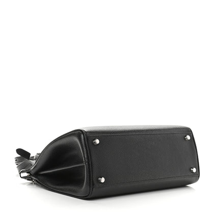 Gucci Grainy Calfskin Small Zumi Top Handle Bag Black 4 of 10