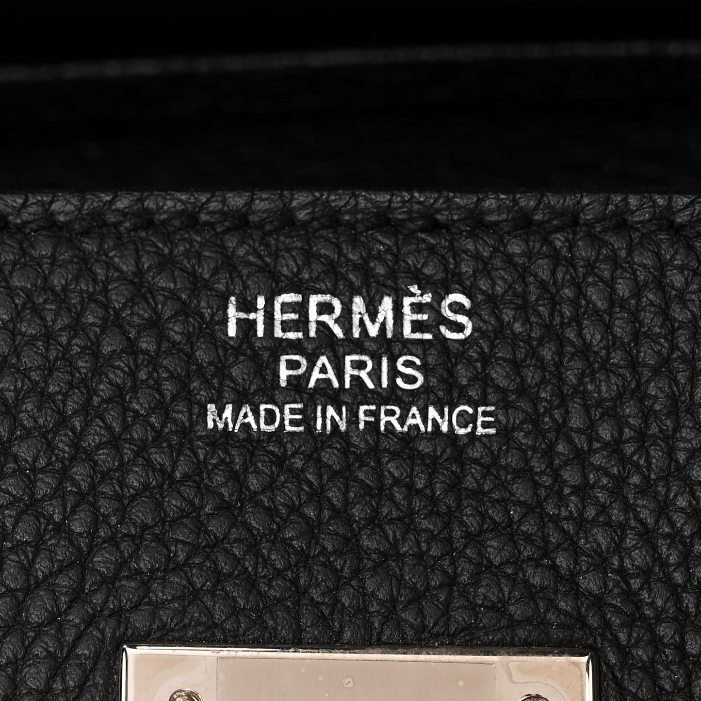 Togo Birkin 30 Black