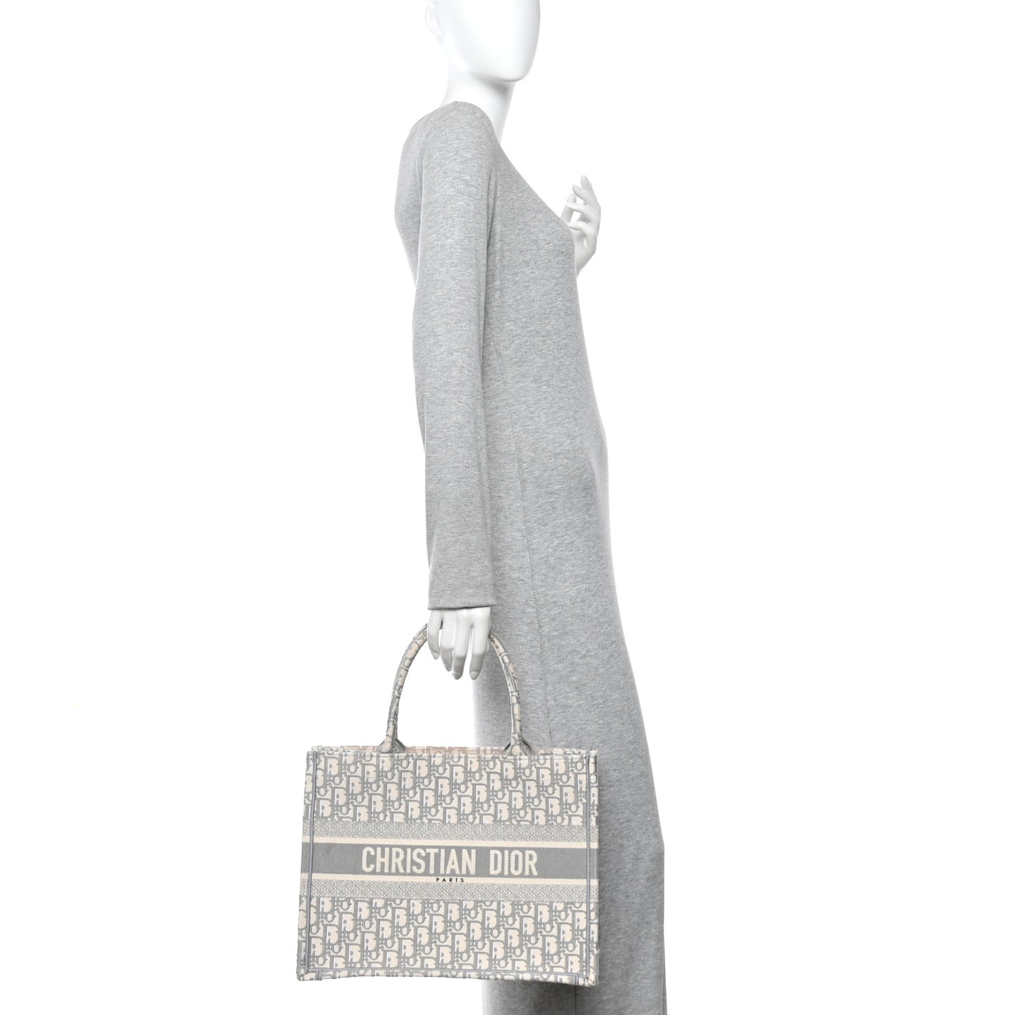 Oblique Medium Book Tote Grey