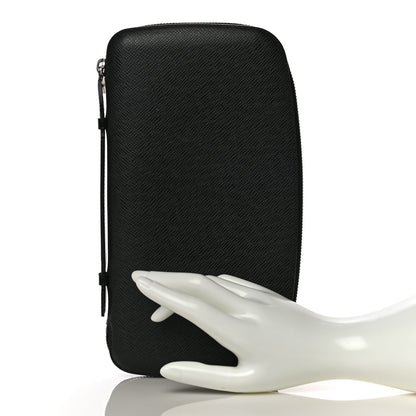 Louis Vuitton Taiga Zippy XL Wallet Black 2 of 9