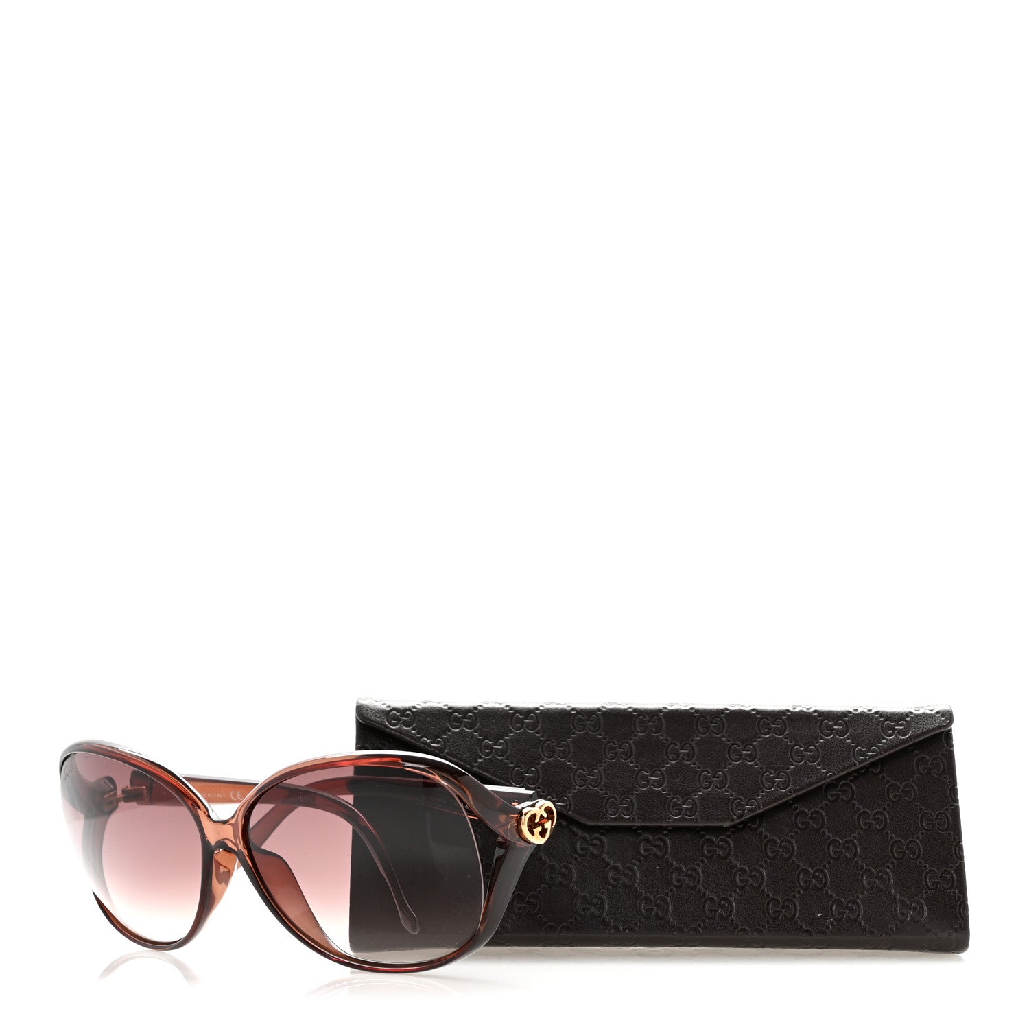 Gucci Butterfly Sunglasses GG 3525/K/S Brown 8 of 8