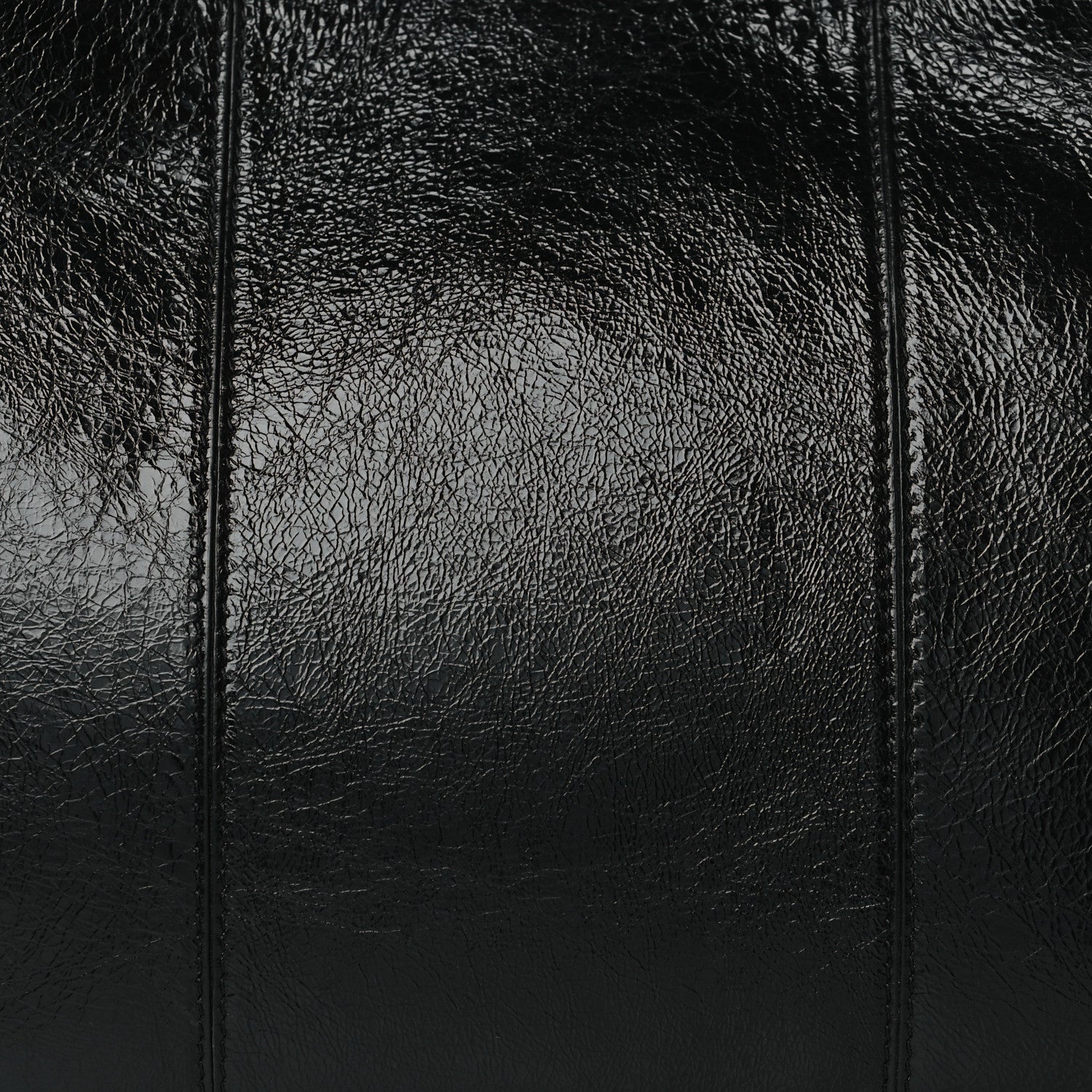 Fendi Agnello Old Shine Medium Peekaboo Iconic Satchel Black 8 of 10
