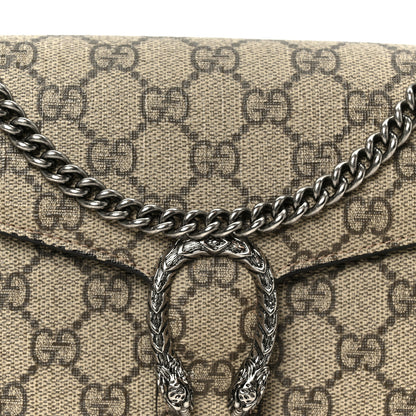 Gucci GG Supreme Monogram Mini Dionysus Chain Wallet Beige Taupe 8 of 10