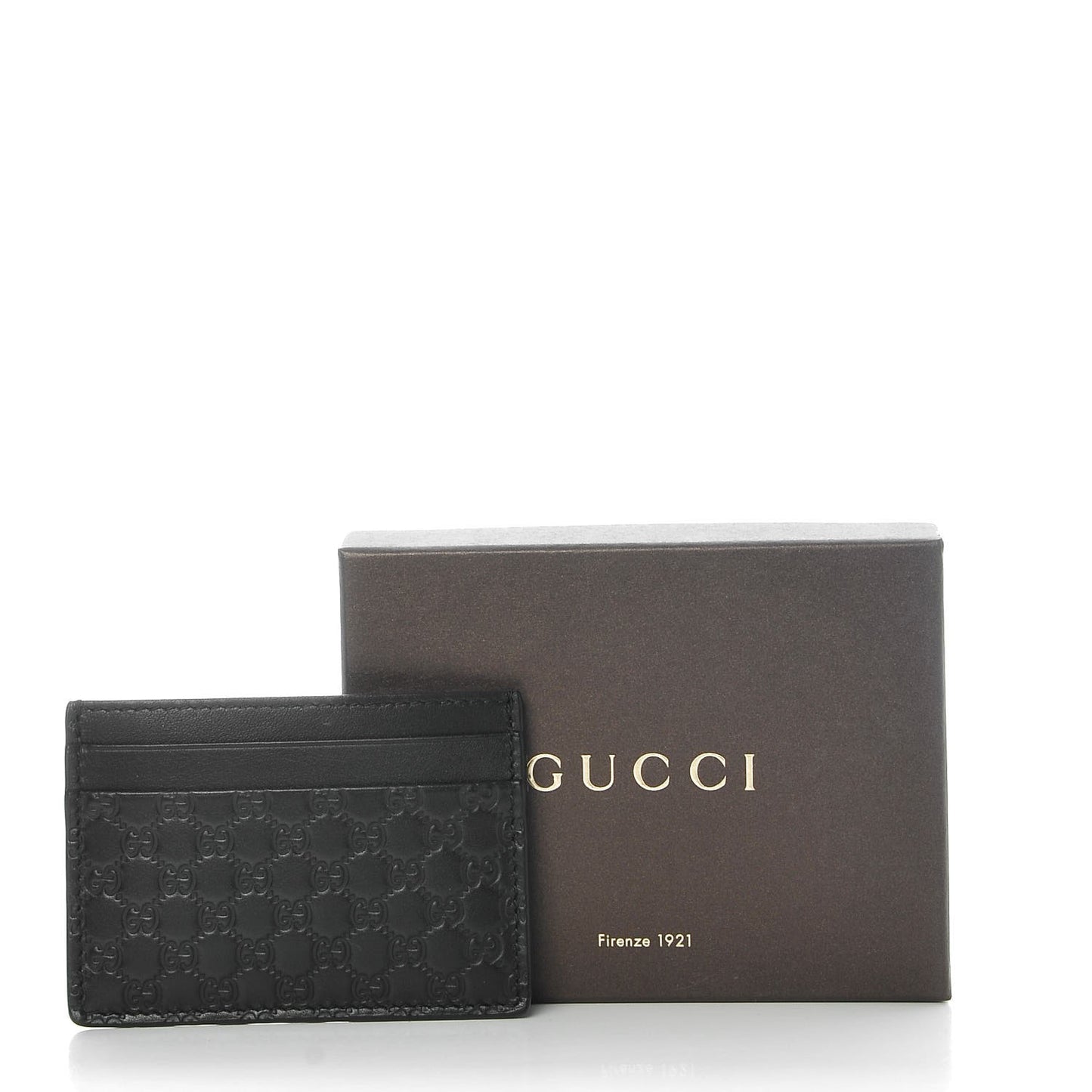 Microguccissima Card Holder Black
