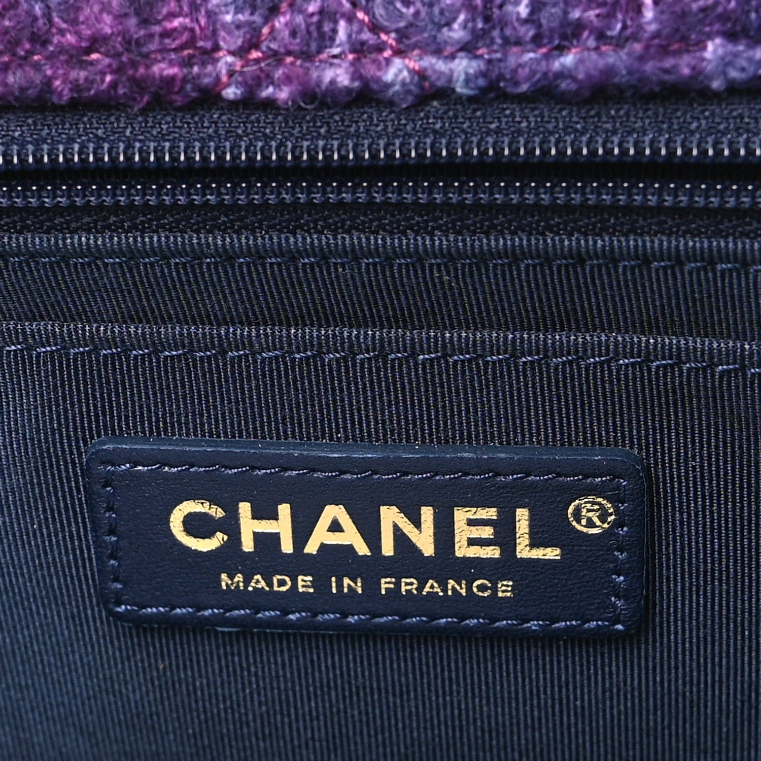 Chanel Wool Quilted Jumbo Flap Multicolor 6 of 9