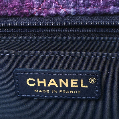 Chanel Wool Quilted Jumbo Flap Multicolor 6 of 9