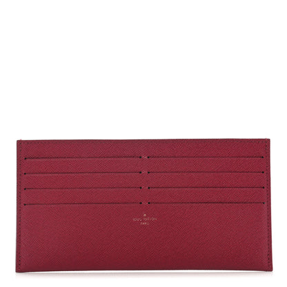 Louis Vuitton Calfskin Felicie Card Holder Insert Fuchsia 1 of 7