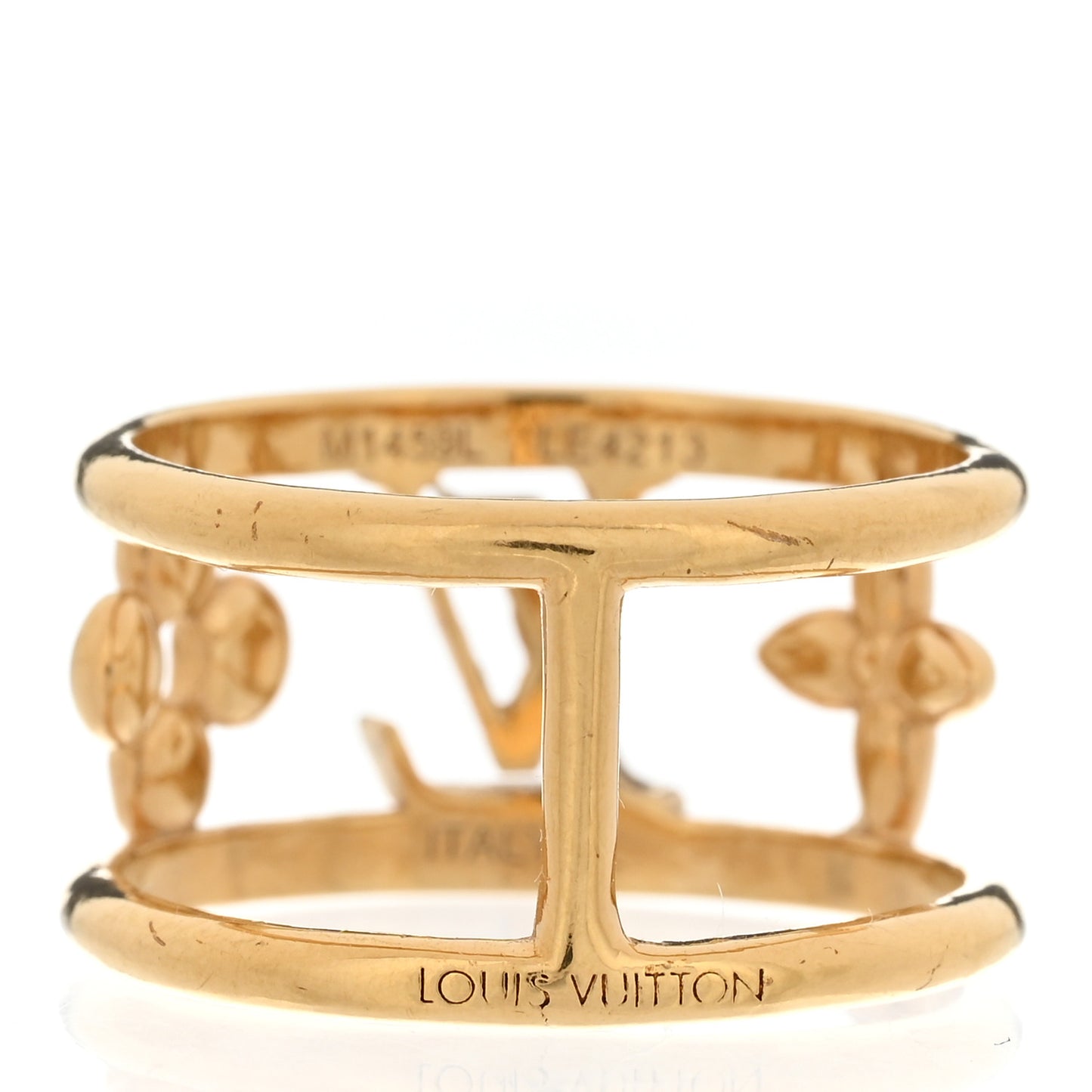 Metal LV Iconic Ring L Gold
