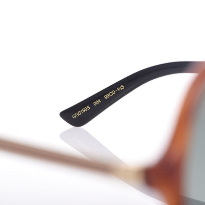 Gucci Shield Sunglasses GG0199S Tortoiseshell 5 of 8