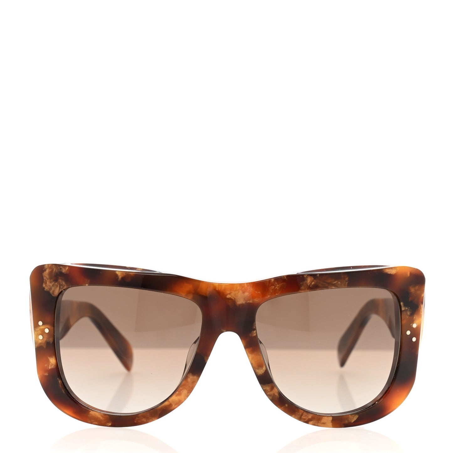 Acetate Square Sunglasses CL40157U Brown