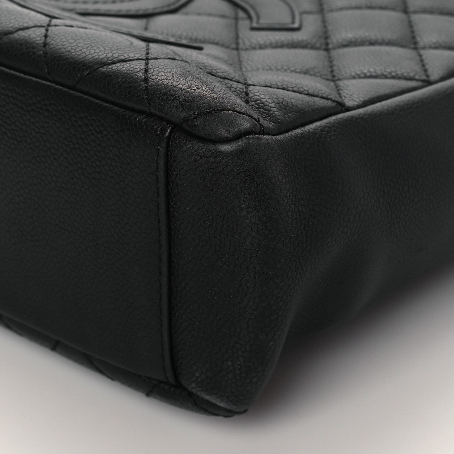 Chanel Caviar Quilted Petit Shopping Tote PST Black 10 of 10