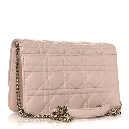 Christian Dior Lambskin Cannage Miss Dior Promenade Pouch Rose Poudre 2 of 12