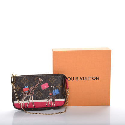 Louis Vuitton Monogram 2017 Christmas Animation Mini Pochette Accessories 8 of 13
