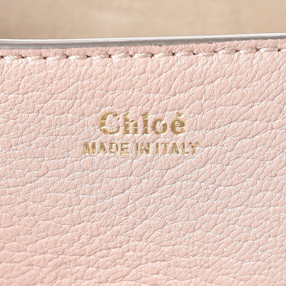Chloe Grained Lambskin Mini Drew Shoulder Bag Cement Pink 6 of 7
