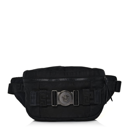 Versace Nylon Palazzo Medusa Belt Bag Black 1 of 12