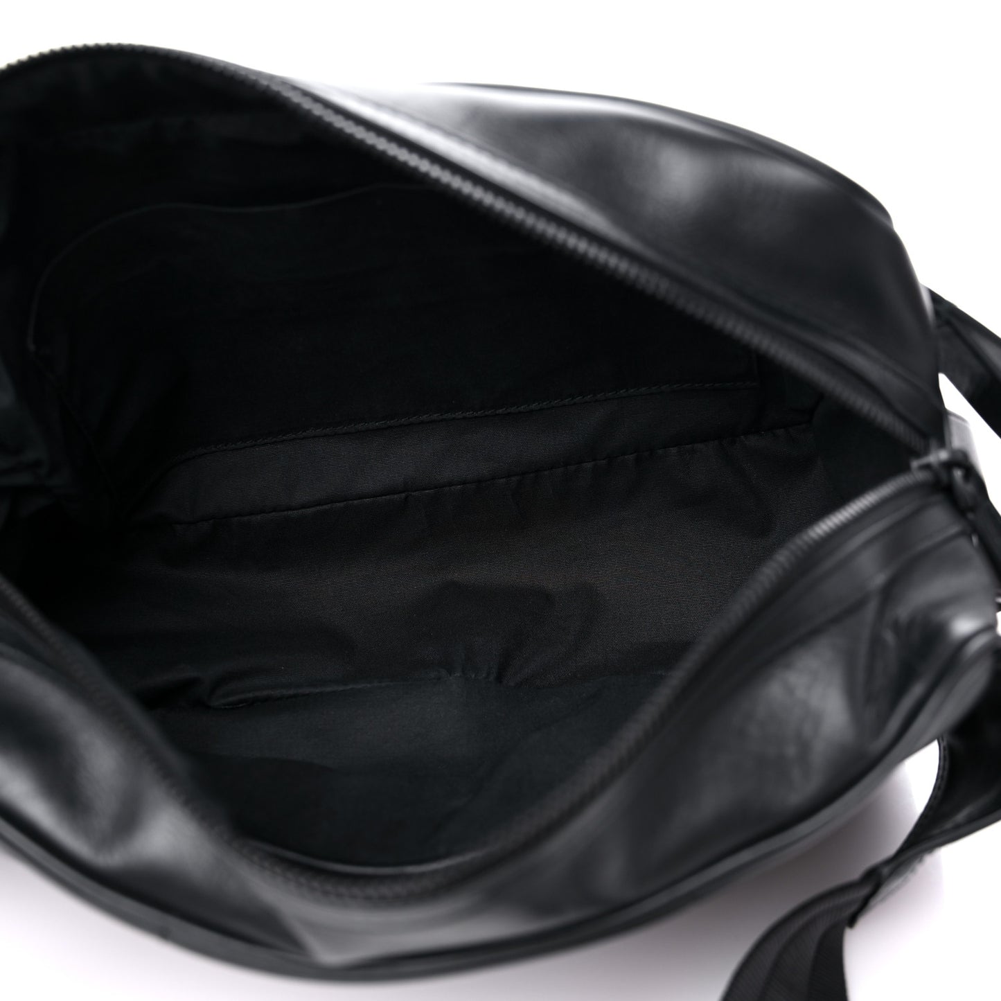 Perforated Calfskin Leggero Intrecciato Belt Bag Black