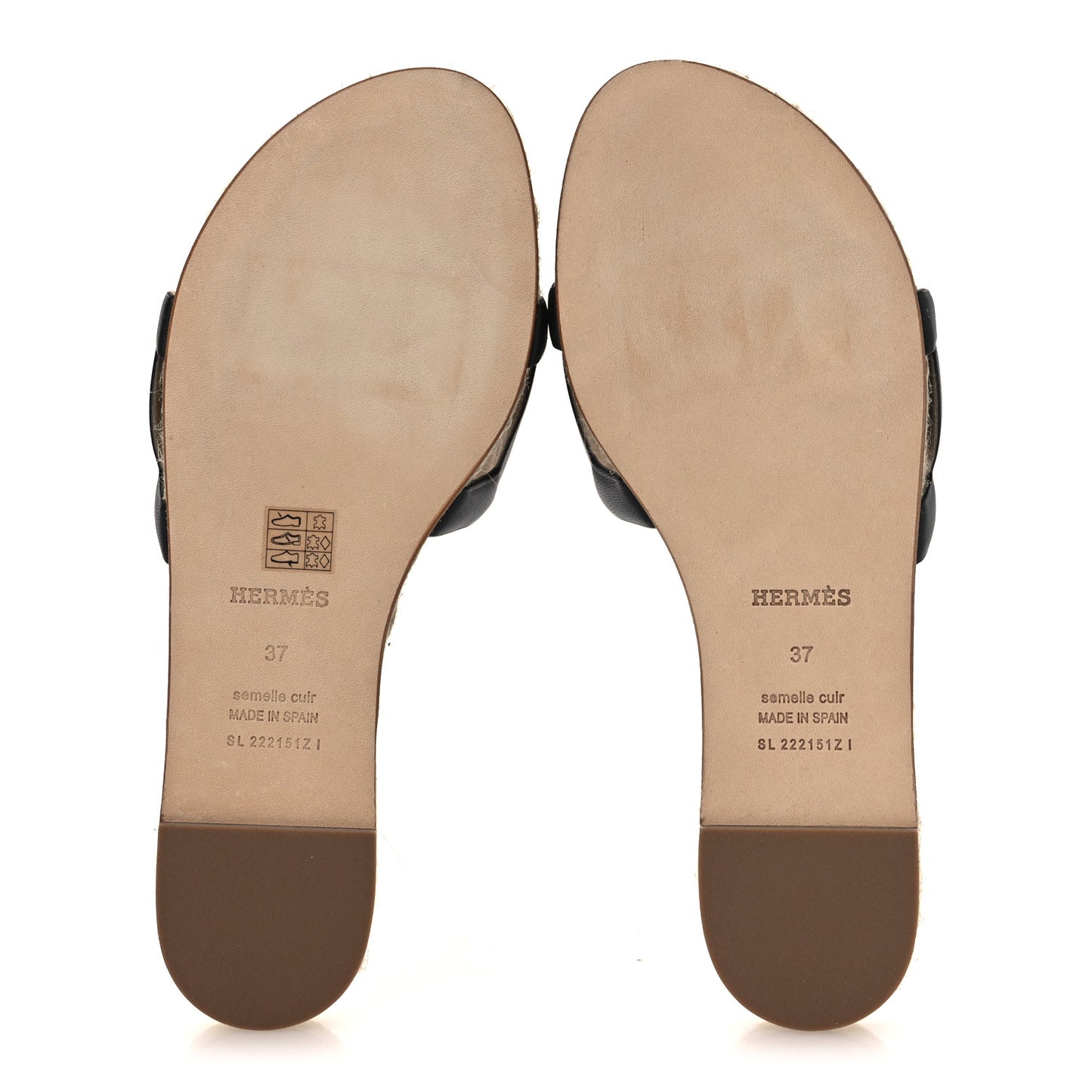 Nappa Famosa Espadrille Sandals 37 Black