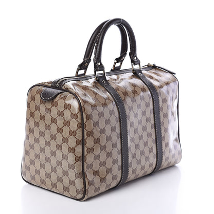 Gucci Crystal Monogram Medium Joy Boston Dark Brown 2 of 7