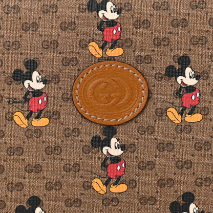 Gucci X DISNEY Mini Vintage GG Supreme Monogram Mickey Mouse Small Belt Bag Beige Vintage Sun Oil 8 of 10