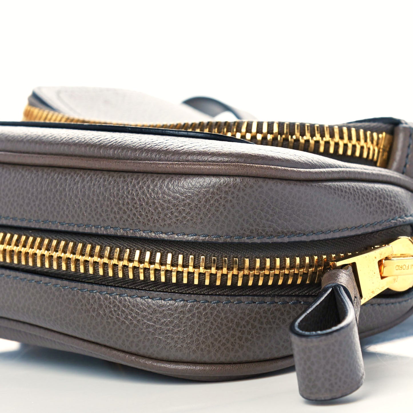 Calfskin Mini Jennifer Crossbody Bag Grey