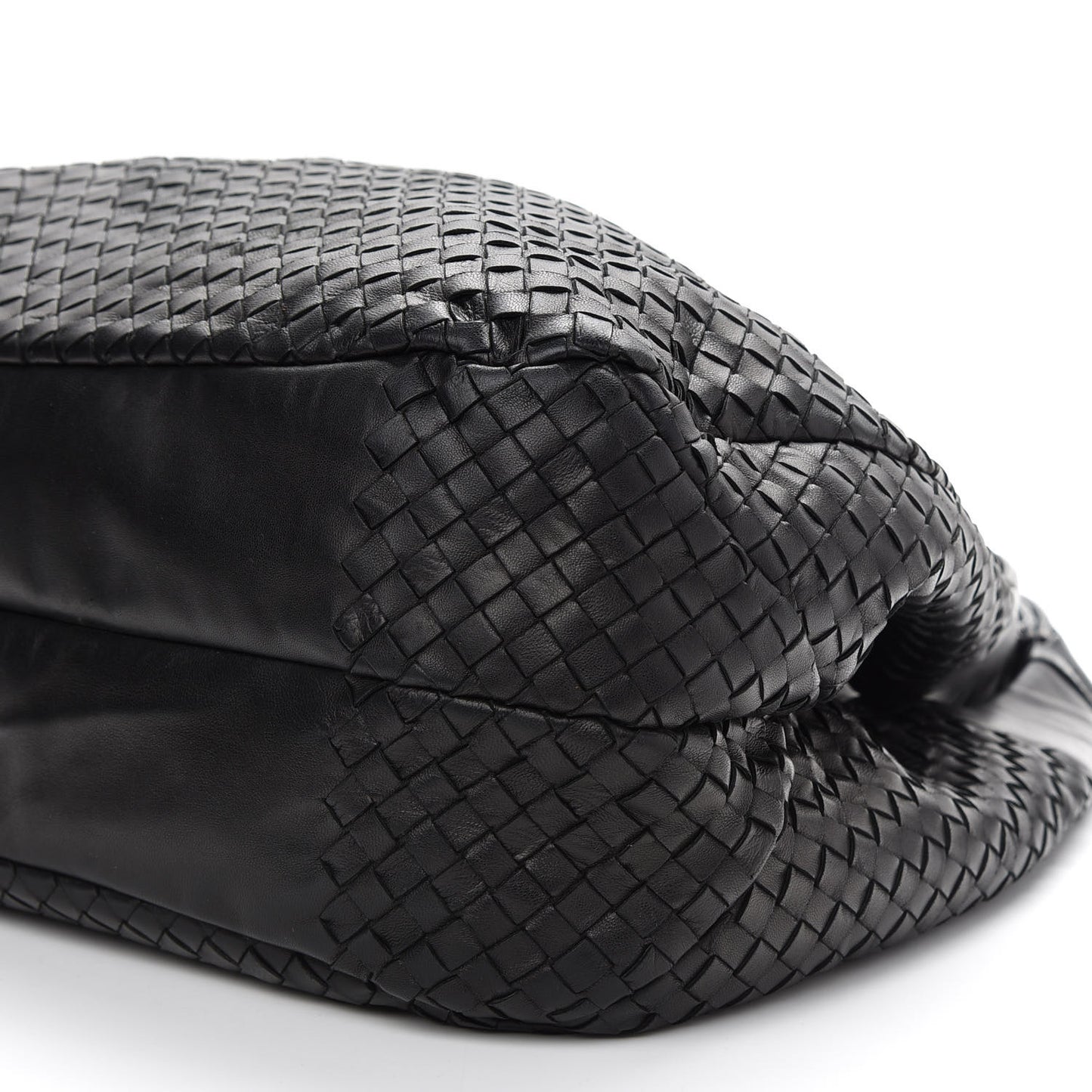 Nappa Intrecciato Medium Campana Black