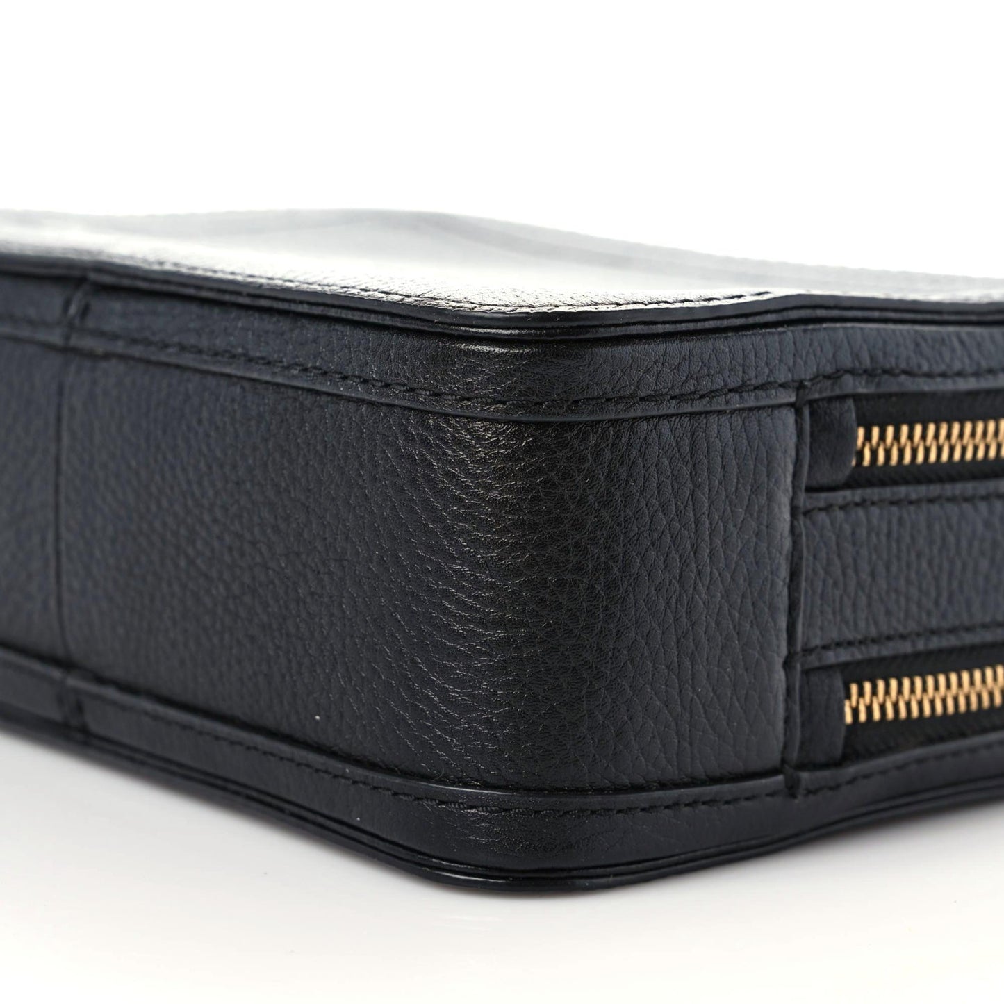 Calfskin Mini The Textured Box Bag Black