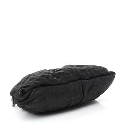 Chanel Iridescent Calfskin Chic Quilt Frame Tote Black 4 of 10